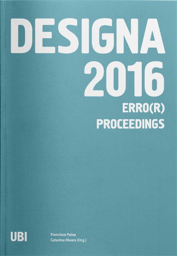 Capa: Francisco Paiva, Catarina Moura (2016) Designa 2016 - ERRO(R). Communication + Philosophy + Humanities. .